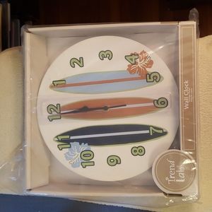 New surfboard clock